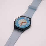 Vintage ▾ swatch GN126 Cancun orologio | Boho blu swatch Gentili originali