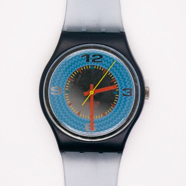 Antiguo swatch GN126 Cancún reloj | Blue Boho swatch Caballeros originales
