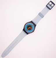 Jahrgang swatch GN126 Cancun Uhr | Blue Boho swatch Gent Originale