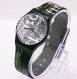 1996 swatch GB172 Coding Watch | 90 Vintage Black & White swatch Gentiluomo