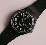 Vintage Nero GB722 Swatch reloj | 1990 Swatch Originals caballero reloj