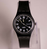 Vintage NERO GB722 Swatch Guarda | 1990 Swatch Originals Gent Watch