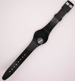 1996 swatch GB172 -Codierung Uhr | Vintage Black & White 90s swatch Mann