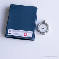 Vintage Luxus sammelbare Tasche Uhr | Silbertonweste Uhr