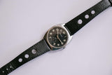Regent De Cave Swiss Made Military Watch | Black Swiss 1970s Watches