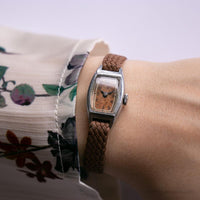 RARE 1930s Vintage Ladies' Silver-tone Rectangular Watch for Women