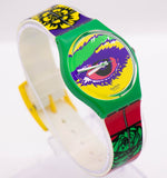 1994 Swatch GG128 MOUSE RAP Watch | Evil Eye Colorful 90s Swatch Gent Watch