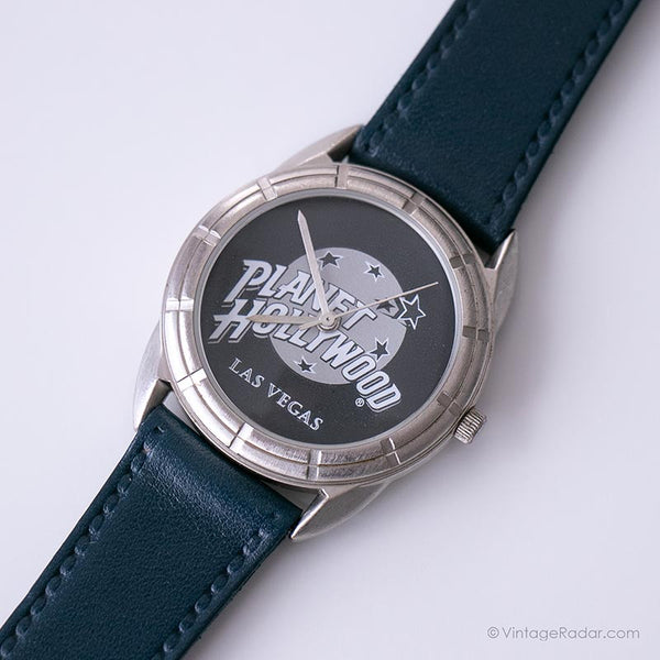 Vintage Planet Hollywood Watch by FOSSIL | Vintage Mens Wristwatch