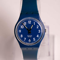 Ancien Swatch montre GN230 up-wind | 2009 Bleu Swatch Originaux montre