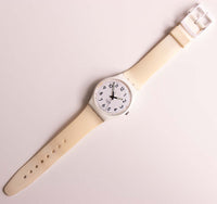 Nur weißer weicher GW151O Swatch Uhr | Vintage 2009 White Swatch Uhr