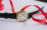 Roamer Anfibio Swiss hizo Vintage reloj para hombres y mujeres chapado en oro