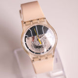 RARE Swatch Sujk109 Code Barre | Gelée de gelée Swatch montre Ancien