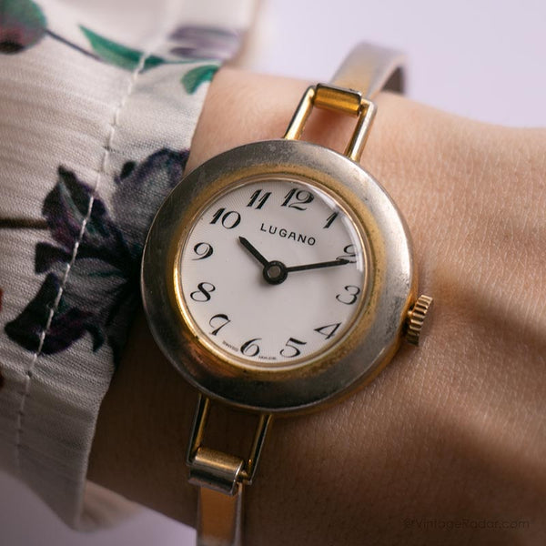 Orologio da donna Lugano vintage Orologio da polso meccanico