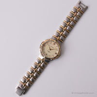 Vintage Two-tone Vitesse Watch | Small Wrist-size Watch for Men