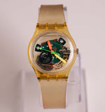 Piano di gelatina vintage ultra rara GZ159 Swatch Guarda | 1999 Swatch Guadare