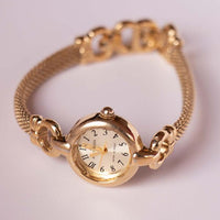 الذهب نغمة بوهو أنيقة Anne Klein ساعة المرأة | ساعة مصممة خمر