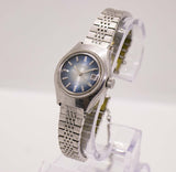 1960er Jahre Citizen 21 Juwelen 28800 Hi Beat Automatic Uhr Blaues Zifferblatt