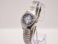 1960s Citizen 21 Jewels 28800 Hi Beat Automatic Watch Blue Dial