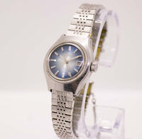 1960s Citizen 21 Jewels 28800 Hi Beat Automatic Watch Blue Dial
