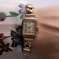 Vintage 20 Microns Gold-chapado Trumpf reloj | Relojes alemanes antiguos