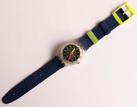 Ancien Swatch Black Line GK402 | Rare 1991 Swatch montre Originaux