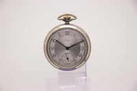 Vintage de la década de 1960 Kienzle Bolsillo alemán reloj | Ferrocarril militar reloj
