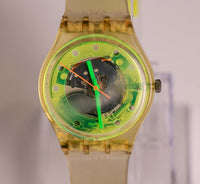 كلاسيكي Swatch GK133 Bermudas Watch | 1990s هيكل عظمي Swatch راقب