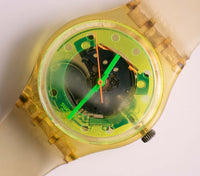 Antiguo Swatch Bermudas GK133 reloj | Esqueleto de la década de 1990 Swatch reloj