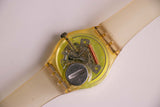 Antiguo Swatch Bermudas GK133 reloj | Esqueleto de la década de 1990 Swatch reloj