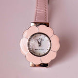 En forma de flor Anne Klein reloj | Diseñador vintage bohemio reloj