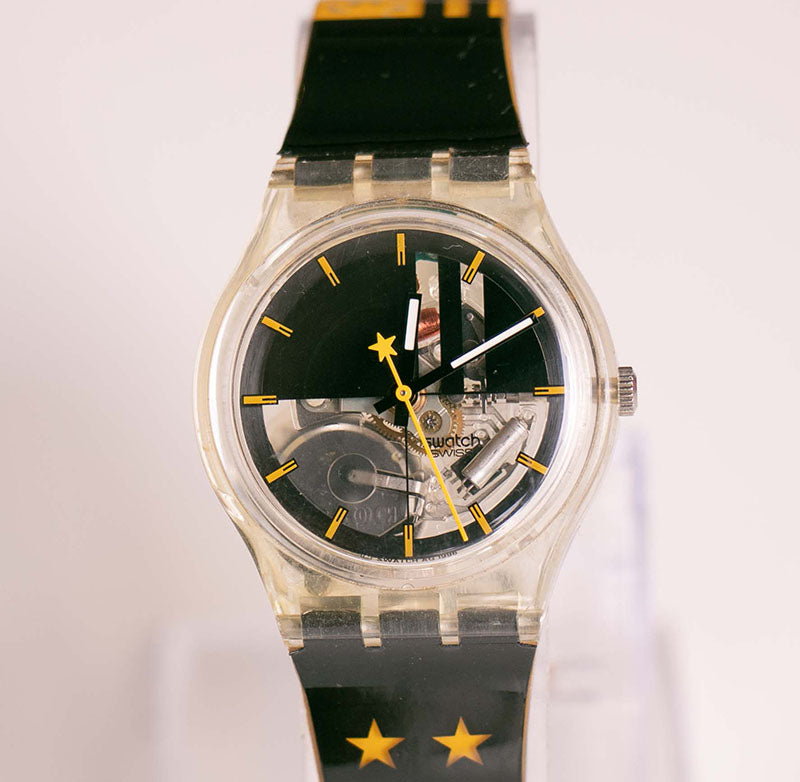 Vintage Swatch JUVECENTUS SKZ106 Watch - 100 Years of Juventus Swatch ...