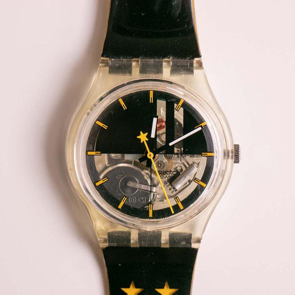 Ancien Swatch JUVECENSUS SKZ106 montre - 100 ans de Juventus Swatch