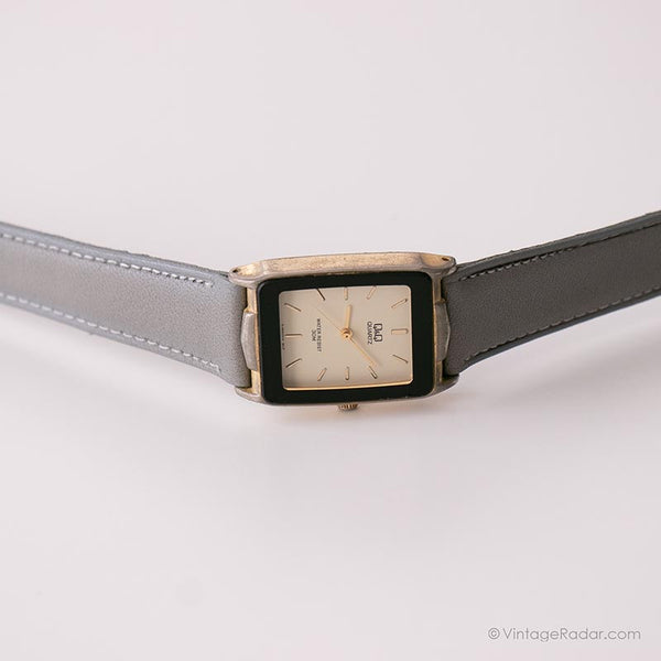Vintage Rectangular Q&Q Watch | Affordable Watches for Women – Vintage ...