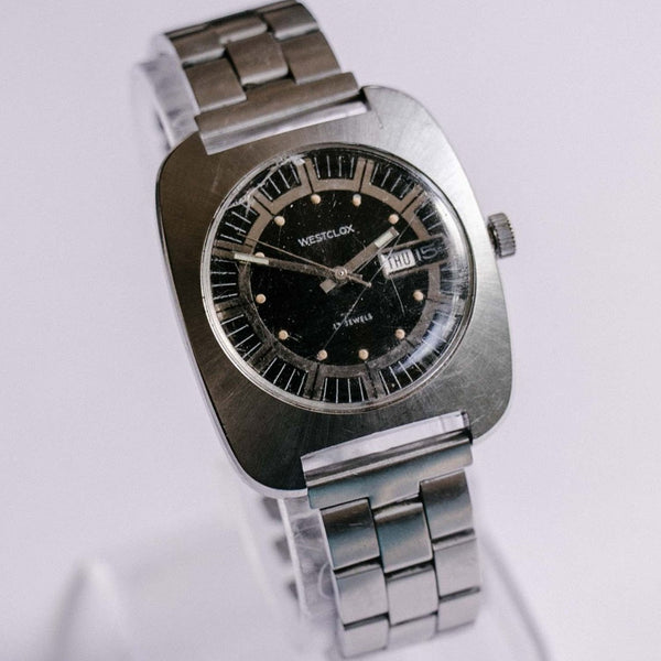 Vintage 1970er Jahre Westclox 17 Juwelen mechanisch Uhr Für Männer und Frauen