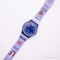 2010 Swatch Gn230 Up-Wind Watch | أزرق Swatch جنت