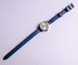 1980er Jahre Excelle Ladies Mechanical Uhr | Vintage Womens Silber-Ton Uhr