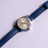 1980 excelle damas mecánicas reloj | Tono de plata de mujer vintage reloj