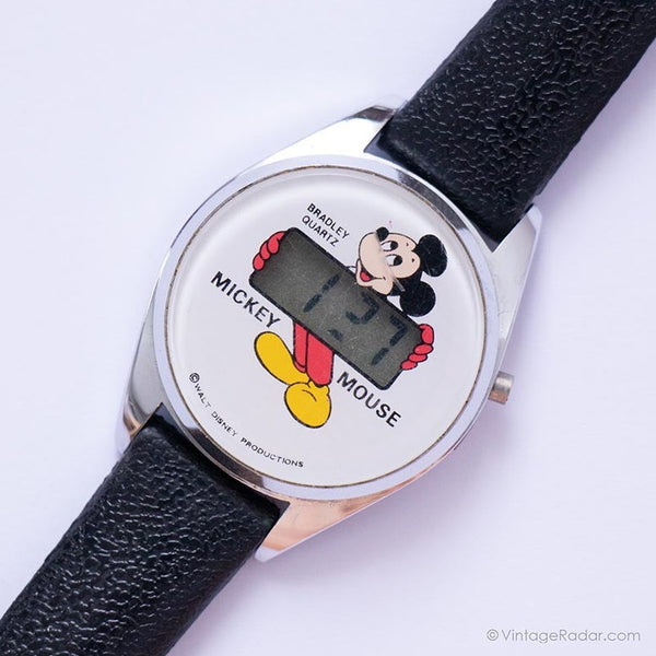 1980er Jahre Bradley Digital Mickey Mouse Uhr | Walt Disney Produktionen