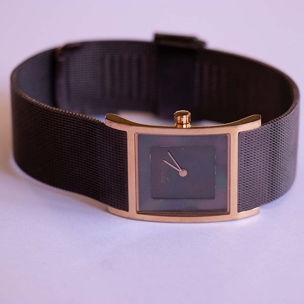 Damas de oro de oro rosa reloj | Colección clásica delgada de Wallwatch minimalista