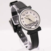 Vintage Awatch Armitron Cuarzo reloj | Unisex negro reloj Movimiento suizo
