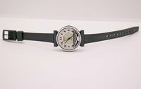 Vintage Awatch Armitron Cuarzo reloj | Unisex negro reloj Movimiento suizo