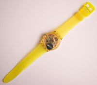 كلاسيكي Swatch SKK100 Freeride Watch | نادر 1994 Swatch الاتصال الهاتفي الهيكل العظمي