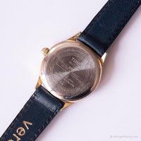 Vintage Timex Moonphase Watch | Gold-tone Date Watch for Women