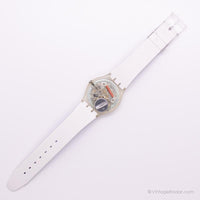 2000 Swatch GK733 Schneedecker Uhr | Weißer Tag und Datum Swatch