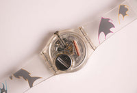 Vintage Swatch GK197 SPINNING BALLS | 1995 Transparent Swatch Watch