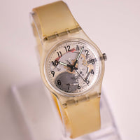 Vintage GK209 transparent d'origine Swatch montre | Squelette suisse montre
