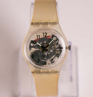 الشفافة الأصلية GK209 عتيقة Swatch مشاهدة | الهيكل العظمي السويسري ساعة