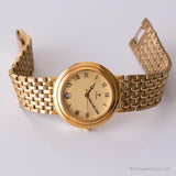 Titán chapado en oro de 18k vintage reloj | Los mejores relojes vintage para ella