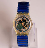 Vintage Swatch Watch GK215 COLOR FISH | RARE 1996 Swatch Watch