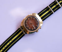 Jahrgang Slava 27 Juwelen mechanische Gold plattiert Uhr | Seltene sowjetische Uhren